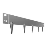 5-Pack Steel Landscape Edging (39" x 3"), Bendable Garden Border & Heavy Duty Lawn Edging for Flower Beds - Image 2