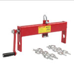 Heavy Duty Steel 2 Ton / 4000lbs Engine Hoist Load Leveler Shop Crane Cherry Picker with 2 Chains - Image 6
