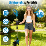 Cordless Tiller Cultivator,800W Electric Cordless Tiller Cultivator, 21V Battery Powered Soil Tiller with 6.69" Depth 8.66" Width, Handheld Garden Cultivator for Garden Yard Planting - Image 14