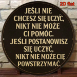 CIFbuy 1pc 8x8 Inch Round French Aluminum Sign, Vintage Inspirational Learning Quote Plaque, 2D Flat Decorative Wall Art For Study Room TikTok, TikTok, ing Self-pickup Logiopics - Image 2