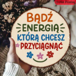 CIFbuy Vintage 2D Round Aluminum Sign 8x8 Inch, Attracting The Energy You Desire Plaque, Positive Energy Decor For Office Bedroom Livin TikTok, TikTok, Self-pickup Logiopics - Image 2