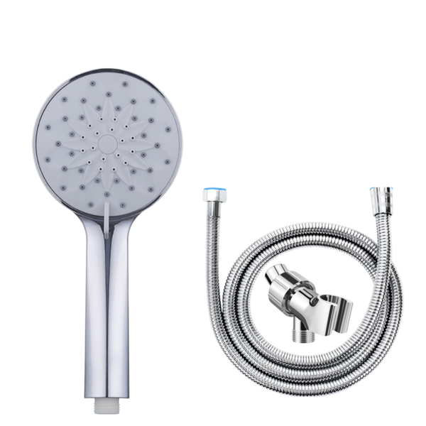 6 Spray Settings High Pressure Shower Head Spray Lotus Spray Head W/ 1.5m Hose Set (US Logistics only For USPS.TK/TMEU only For self-pickup)