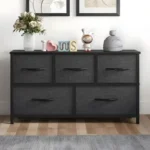 30 Inches Folding Ottoman with Storage Bench, Foot Rest Stool, End of Bed Storage Bench , Load 660 lbs, for Living Room, Synthetic Leather, Black (Shipment from Walmart) - Image 19