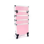 4 in 1 Aluminum Cosmetic Makeup Case Tattoo Box Pink - Image 14