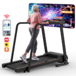 Walking Treadmill for Senior with Long Handrail, 300 lbs Capacity, 2.5HP Quiet Motor, Recovery Fitness Exercise Machine Foldable Elderly Treadmills for Home with LCD Display, Holder for Phone & Cup - Image 7