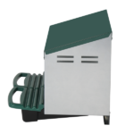 2 Compartment Roll Out Chicken Nesting Box with Plastic Basket, Egg Nest Box Chicken Laying Box Hens Chicken Coop Box, Green - Image 3