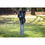 (2Pack) Quad Folding Camp Chair with Cup Holder, Black (Shipment from Walmart) - Image 3
