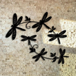 CIFbuy™ Iron Dragonfly & Vine Wall Art, Farmhouse Style Wall Hanging, Nature Theme Home Decor (TikTok, Temu: Self-pickup available) - Image 2