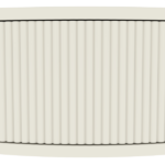 Artisan-Crafted Wave-Pattern Demi-Lune Console Table with Creamy White Finish,Unique Half Moon Design End Table with 2 Storage Drawers and Bottom Shelf for Living room, Bedroom, Study, Hallway - Image 9