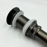 Bathroom Sink Drain without Overflow, Vessel Sink Lavatory Vanity Pop Up Drain Stopper, 304 Stainless Steel - Image 3