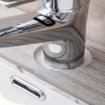 Faucet Mat for Kitchen Sink – Diatomite Stone Drying Mat & Sink Protector, Prevent Moisture – Sink Splash Guard Water-Absorbing Stone Tray for Bathroom Counter - Image 4