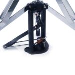 Professional Pedal Control Style Drum High Hat Cymbal Stand with Pedal Silver & Black - Image 10