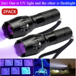 (2 Pack) 2 IN 1 LED Flashlight UV + white Zoomable LED Flashlight Detection Lamp(US Logistics only For USPS.TK/TMEU only For self-pickup) - Image 5