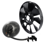 Engine Cooling Fan Blade and Clutch Kit Fits for Buick Rainier Chevrolet Trailblazer GMC Envoy 2002-2009 Black - Image 4