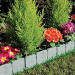 Garden Edging Border,Imitation Stone Effect Garden Lawn Border,No Dig Flexible Lawn Edging and Flower Bed Border (Grey-20) - Image 8