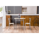 Same Code 29174819 PVC Breakfast Table (One Table and Two Chairs) Natural - Image 15
