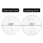18 Inch Apple Charcoal Stove Enamel (Cover Furnace Body) White Side Wheel Diameter 15cm - Image 17