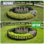19.3FT Decorative Landscape Edging, 10 Panels Flexible Interlocking PP Lawn Border, Angle Adjustable Weather Resistant Garden Fence for Yard Flower Bed Path - Image 4
