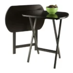 2-Pc Oversize Snack Tables, Coffee Finish (Shipment from Walmart) - Image 4