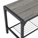 Same Code 99109540 Dining Table Set for 4, Kitchen Table with 2 Chairs and a Bench, 4 Piece Kitchen Table Set for Small Space, Home Kitchen Bar Pub Apartment, Gray - Image 21