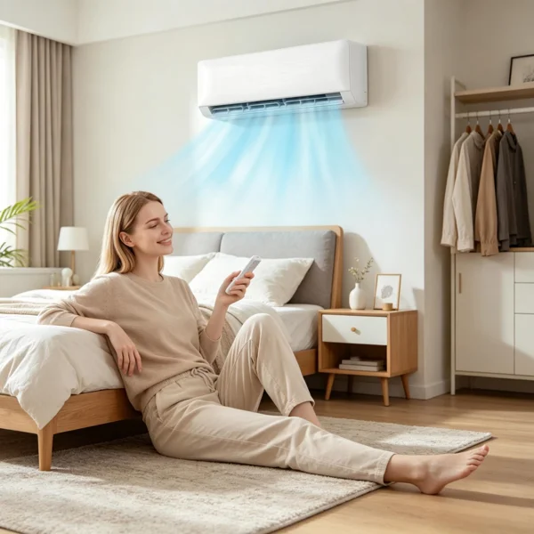 230V WIFI Enabled Inverter Mini Split Air Conditioner, AC Unit Cools up to 1250 Sq.Ft