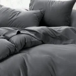 Luxury Sheet Sets Super Soft Easy Care Microfiber 3/4-Pieces Bed Sheet Set With 16-Inch Deep Pockets, Dark Grey - Image 4