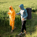 75"D x 30"W x 2.5"H sleeping mat for camping green - Image 9