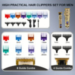 Professional Hair Clippers for Men - Cordless Hair Clippers and Trimmer Set, LCD Display Barber Clippers for Haircut & Mens Grooming - Image 6