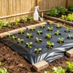 3FT x 50FT Plastic Sheeting Roll, Multi-Purpose, Black - Image 4