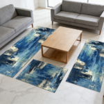 Washable kitchen floor mat set (3 pieces), non-slip long strip floor mat set, kitchen long strip floor mat, hallway/laundry room decorative carpet. - Image 12
