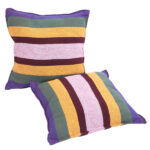 Distinctive Cotton Canvas Hanging Rope Chair with Pillows Rainbow - Image 13