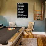 CIFbuy Inspirational Metal Tin Sign No Excuses Stay Humble Gym Wall Decor For Home Office Cafe Bar Pub Man Cave (TikTok, temu pick-up service) - Image 5