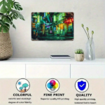 CIFbuy Vintage Cyberpunk City Street Metal Tin Sign 8x12 Inch, Retro Antique 2D Flat Wall Decor For Home Kitchen Bar Garage Cafe TikTok, TikTok, e Self-pickup Logiopics - Image 5