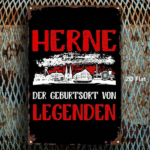 CIFbuy 1pc Vintage Herne Germany 2D Flat Metal Sign, 8x12 Inch Durable Tin Plaque, Retro Decor For Home Bar Bedroom Kitchen Restaurant TikTok, TikTok, Self-pickup Logiopics - Image 3