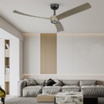 52 Inch Ceiling Fans with Lights Led Remote Control Low Profile Flush Mount for Living Room Bedroom Outdoor Patio,DC Motor,Reversible,Dimmable,Buzzer ON/Off, 3D-I3[Unable ship on weekends, TK/TEMU only for pickup, only TX10643 warehouse supports GOFO] - Image 4