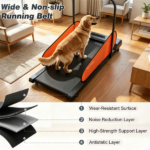 2.5 HP Dog Treadmill for Small Medium Dogs, 0.6–6 MPH Pet Running Machine with Remote Control, LED Display & Dual-Use Design - Image 9
