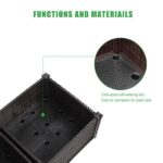 2Pcs Free Splicing Injection Planting Box Brown - Image 46