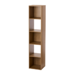 5 Cube Vertical Storage Organizer, Warm Walnut (Shipment from Walmart) - Image 3