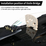 Do Not Sell on AmazonFull Size 4/4 Violin Set for Adults Beginners Students with Hard Case,Violin Bow,Shoulder Rest,Rosin,Extra Strings and Sordine - Image 3