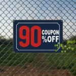 CIFbuy Vintage Metal Wall Sign 90 OFF Coupon Retro Iron Plaque 7.87x11.81 Inch Promotional Slogan Decor Durable 2D Flat TikTok, TikTok, t Self-pickup Logiopics - Image 6