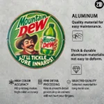 CIFbuy Vintage Mountain Dew Metal Sign Home Kitchen Decor Xmas Halloween Gift Wall Art 8x8 Inches (TikTok, temu pick-up service) - Image 3