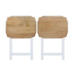 2pcs Tray Table Set - Natural/White - Image 3