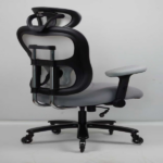 500LBS Big and Tall Office Chair Mesh Breathable, Gaming Chair with Adjustable Backrest Height & Headrest Angle & Adaptive Lumbar Lupport, Executive Computer Desk Chair with 2D Flip-Up Arms,Grey. - Image 20