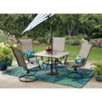 Outdoor 26lb Steel Round Umbrella Base, Black Finish (Shipment from Walmart) - Image 5
