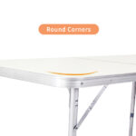 120 x 60 x 70 4Ft Portable Multipurpose Folding Table White - Image 11