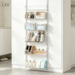 6-Tier Over the Door Pantry Organizer, Adjustable Hanging Storage Rack for Kitchen - Image 6
