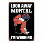 CIFbuy 1pc 8x12 Inch Metal Sign Welder Humor Wall Art, Funny Look On The Bright Side Mortal I'm Working Iron Plaque, Garage Workshop De TikTok, TikTok, Side Mortal I'm Working Iron Plaque Self-pickup Logiopics - Image 8