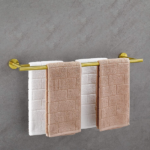 5 Piece Bathroom Towel Rack Set Wall Mount - Image 4