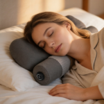 Heated Neck Pillow with 3 Heat Levels, 55D Memory Foam Cervical Pillow for Neck Pain Relief, 30 Mins Auto Off Heating Pillow for Home Office Travel, Zero Pressure Memory Foam Neck Support Pillow with Auto Shut Off & Overheat Protection - Image 17
