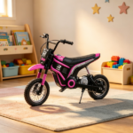 Pink 24V 350W Kids Dirt Bike – Electric Motorized, 15 MPH Top Speed, Twist Grip Throttle